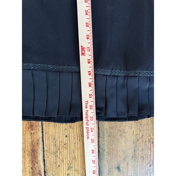 NWT Dressbarn Womens Black Pleated Hem Skirt Size 8 Polyester Lined zipper - Picture 7 of 8